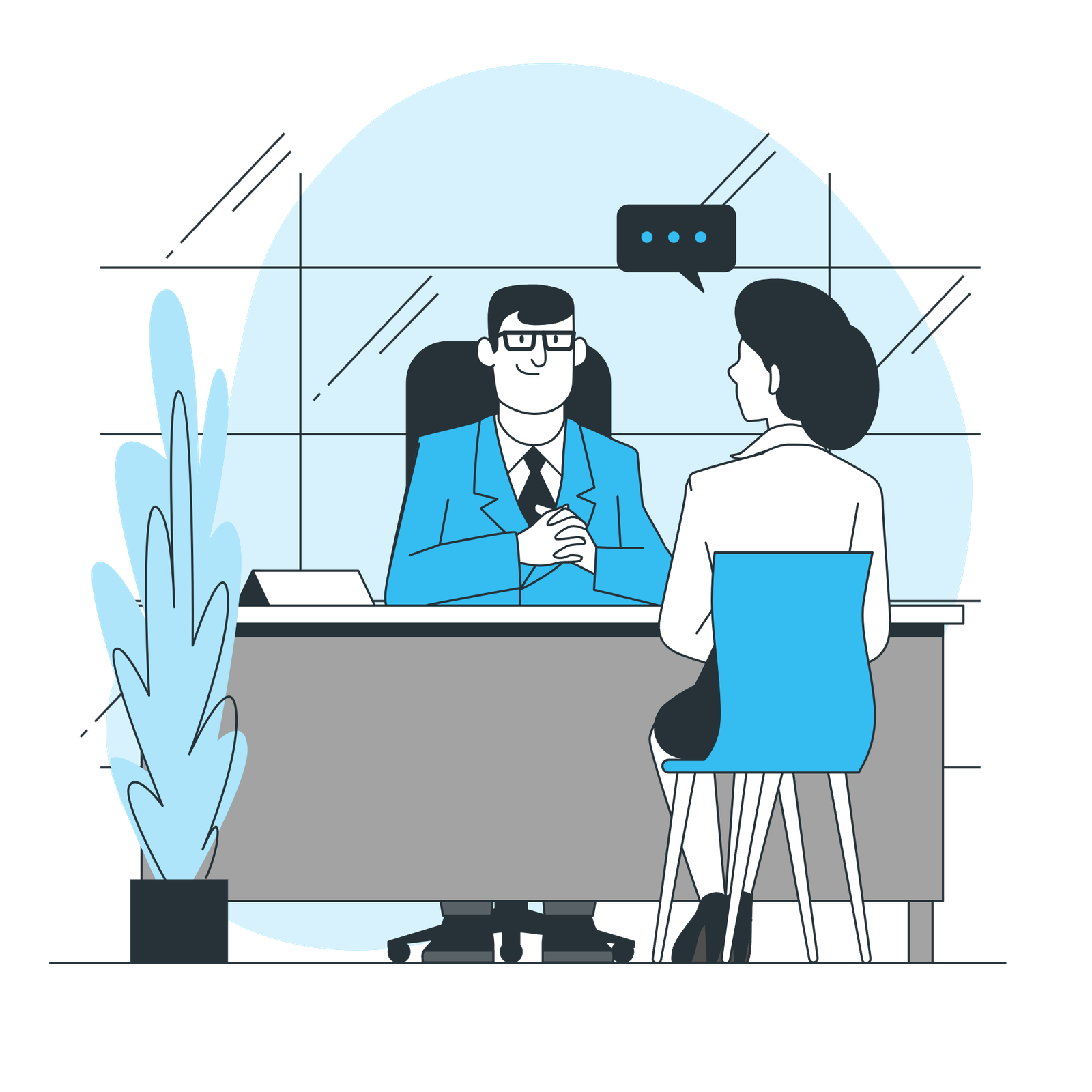 Interview Illustration